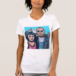 Camiseta Modern American Gothic Art - Grand Woods Inspired