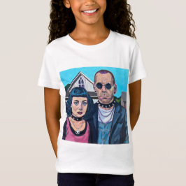 Camiseta Modern American Gothic Art - Grant Woods Inspired