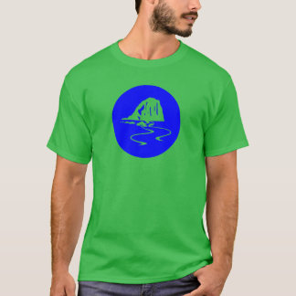Camiseta Modern Blue Circular Sea Arch Icon
