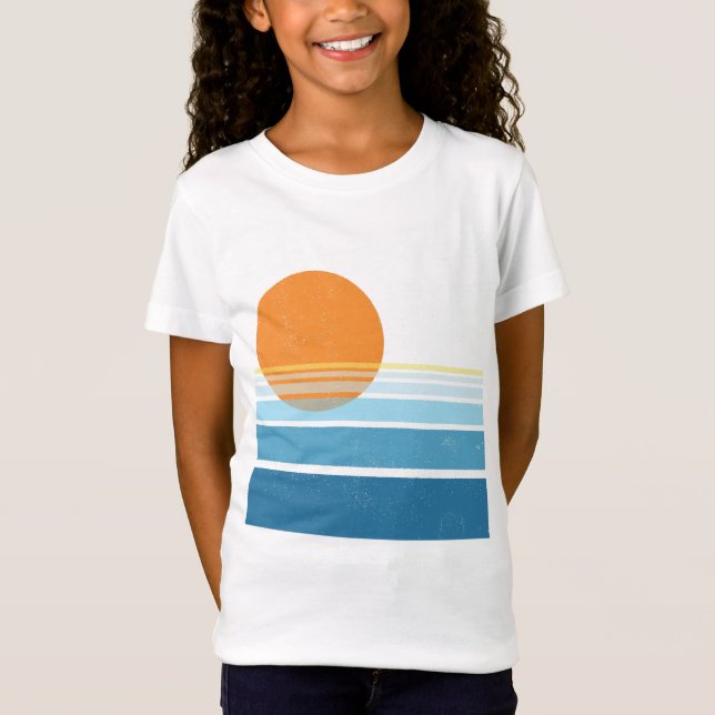 Camiseta Modern California Sunrise (Anverso)