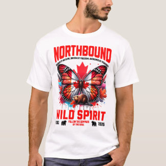 Camiseta Modern Canada Wild Life Inspired Artwork Design