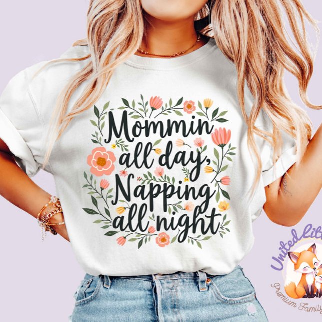 Camiseta Modern Cute Floral Mother's Day, Cute Botanical (Subido por el creador)