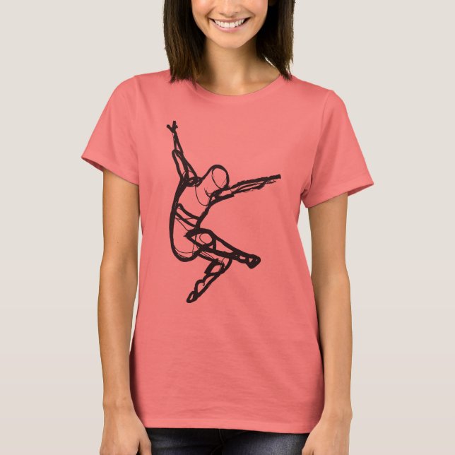 Camiseta Modern Dance Ringer Tee (Anverso)