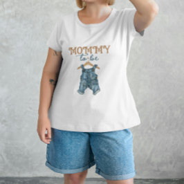 Camiseta Modern Denim Boy Blue Jean Baby Shower