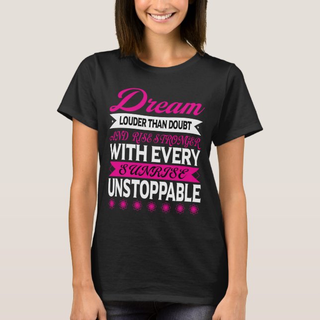 Camiseta Modern Dream Typography (Anverso)