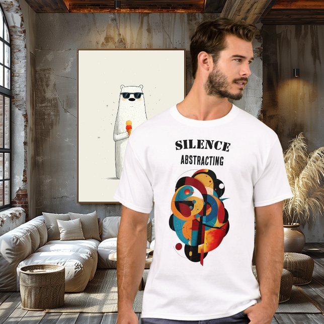 Camiseta Modern Geometric Art, Minimal Abstract for Thinker (Subido por el creador)