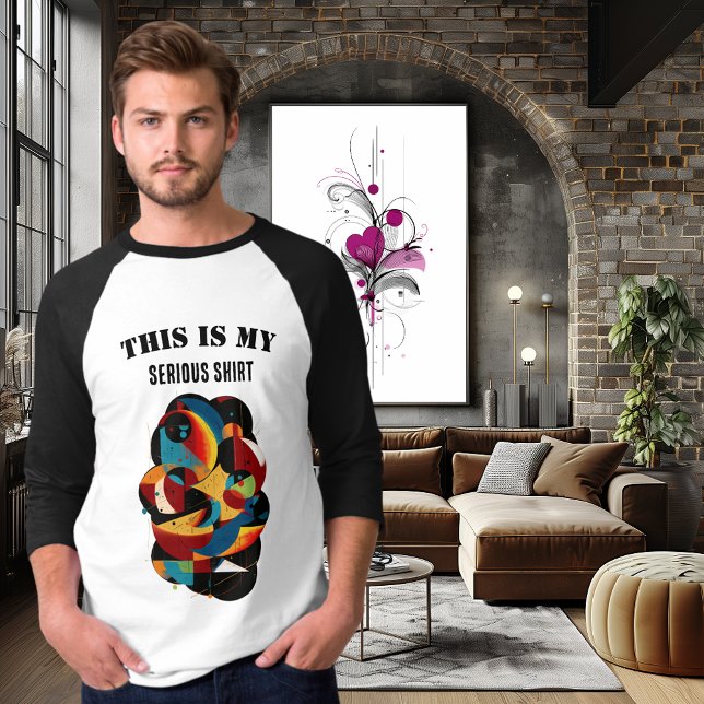 Camiseta Modern Geometric Art – Playful Abstract with Wit (Subido por el creador)