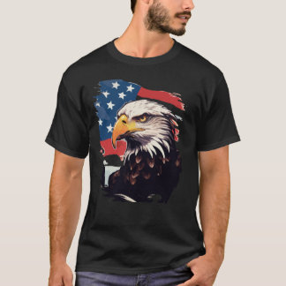 Camiseta modern kreativ vintage retro adler design