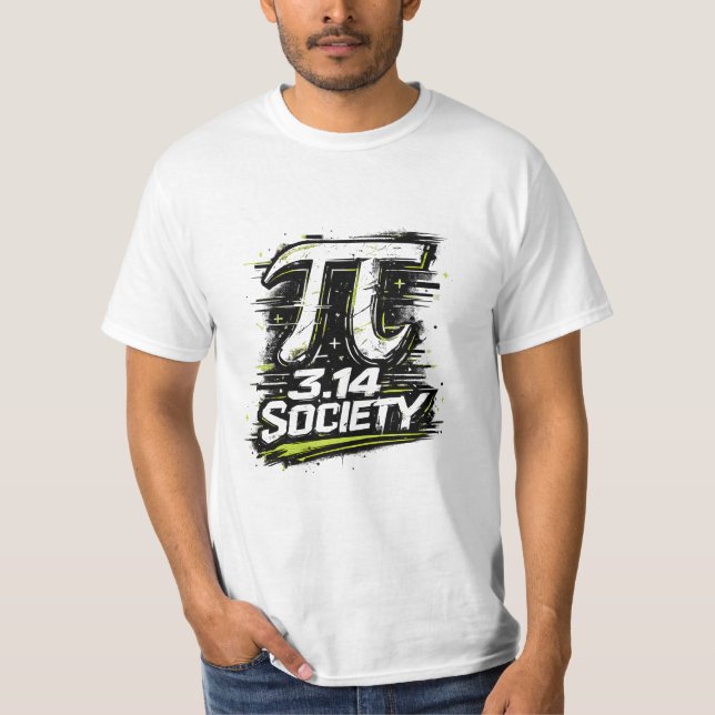 Camiseta Modern Math Crew 3.14 Society Pi Day T-Shirt (Anverso)