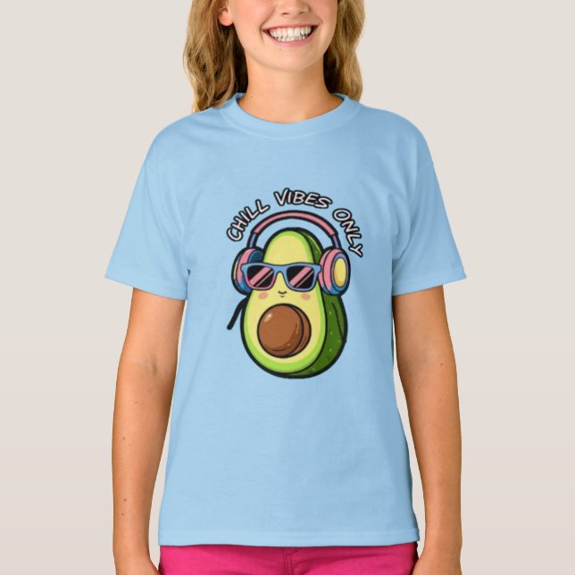 Camiseta Modern Minimalist Typography Chill Vibes Only (Anverso)