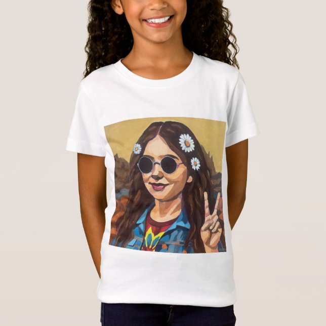 Camiseta Modern Mona Lisa Painting - Inspired by da Vinci (Anverso)