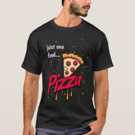 Camiseta modern pepperoni cheesy food pizza lover slice