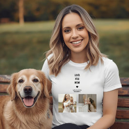 Camiseta Modern Personalized Photo Gift for Mom
