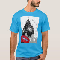 Modern Pop Art Red Teléfono Caja Londres Big Ben