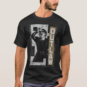 Camiseta Modern Rebel Outlaw Music Art