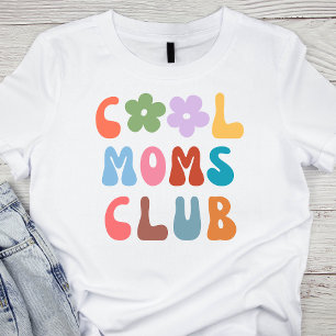 Camiseta Modern Retro Guay club de mamás Vintage Groovy