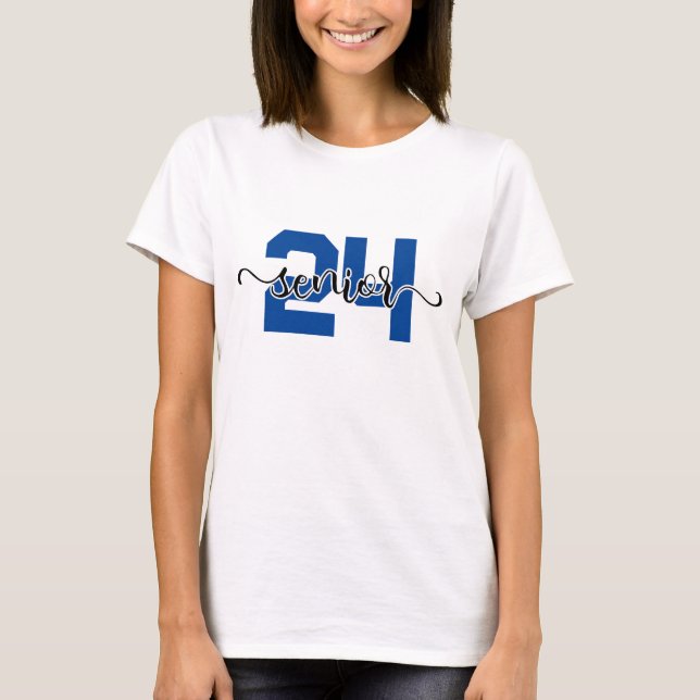 Camiseta Modern Senior Swash 2024 en Azul Profundo (Anverso)