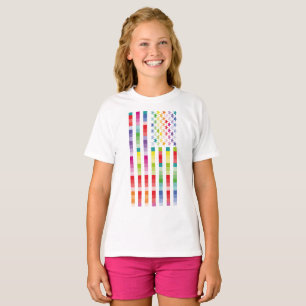 CAMISETA MODERN VERSION MULTICOLOR USA/EEUU FLAG BY MASANSE