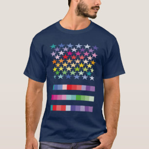 CAMISETA MODERN VERSION MULTICOLOR USA/EEUU FLAG MASANSER