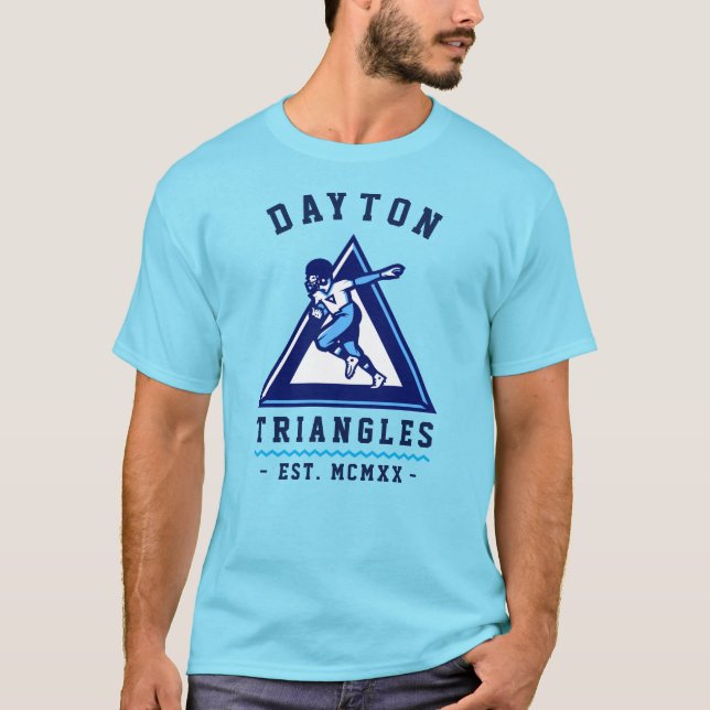 Camiseta Modern Vintage Dayton Triangles (Anverso)