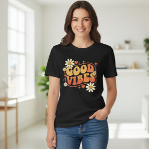 Camiseta Modern Womens Tshirts Daisy Black