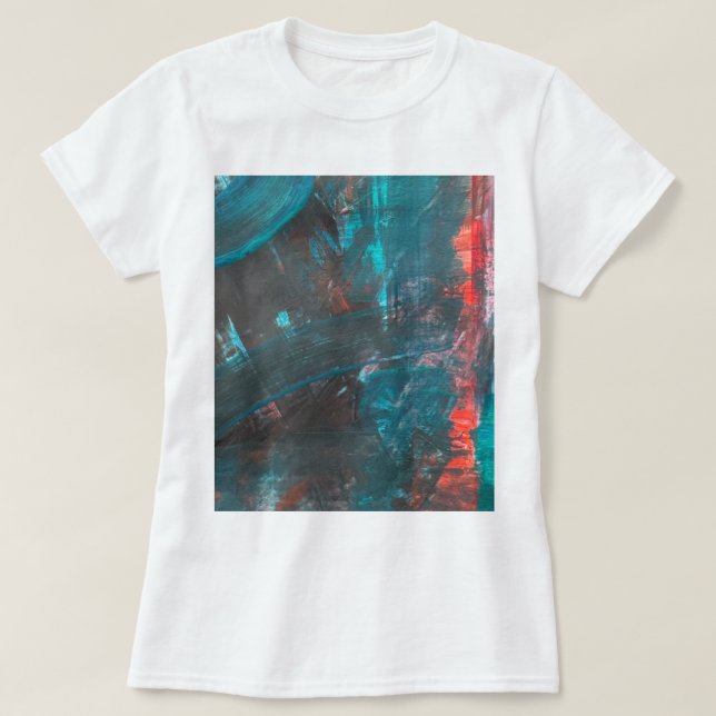 Camiseta moderna abstracta (Diseño del anverso)