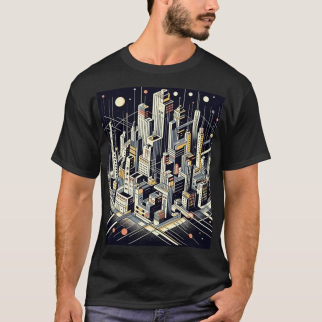 Camiseta Moderna ciudad 4 (Anverso)
