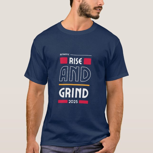 Camiseta moderna con cita colorida (Anverso)