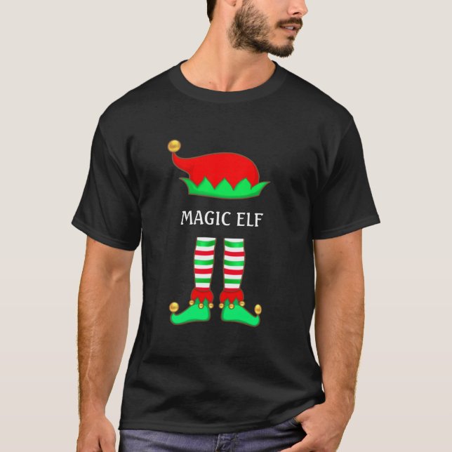 Camiseta moderna del elfo mágico (Anverso)