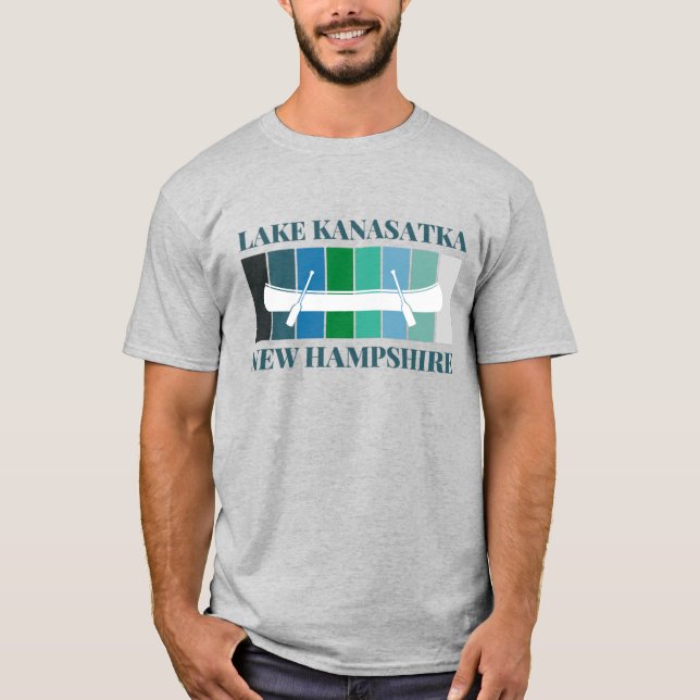 Camiseta moderna del lago Kanasatka (Anverso)