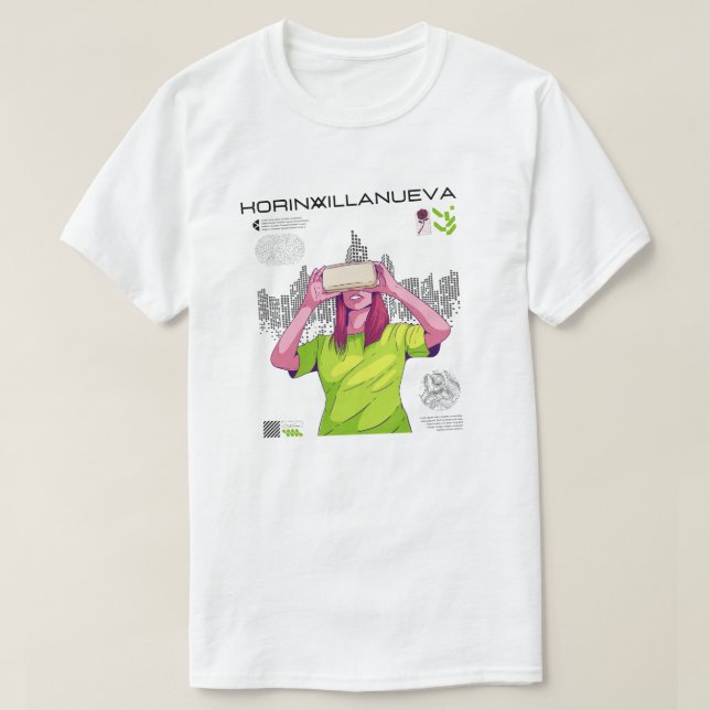 Camiseta moderna elegante y con estilo diseño (Diseño del anverso)