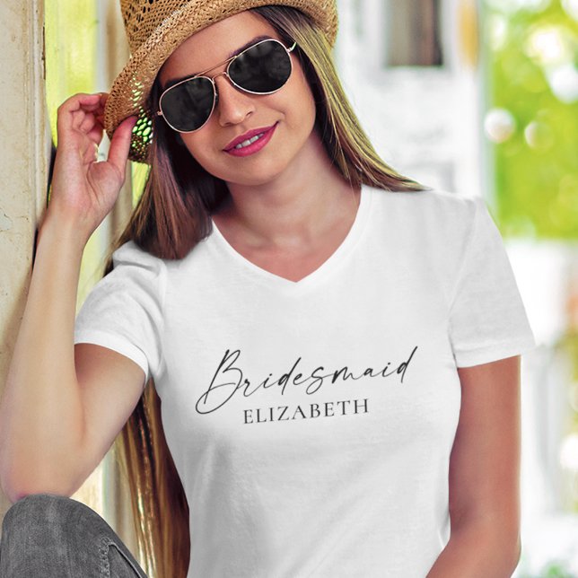 Camiseta Moderna maquina de colores de caligrafía Minimalis (Customize to change your personalized text size or text style. Many colors of shirts to choose from.)
