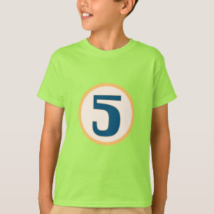 Camiseta moderna número 5