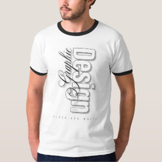 Camiseta moderna para hombres con estampado gráfic