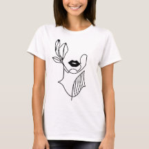 Camiseta moderna para mujeres - Diseño mínimo - ca