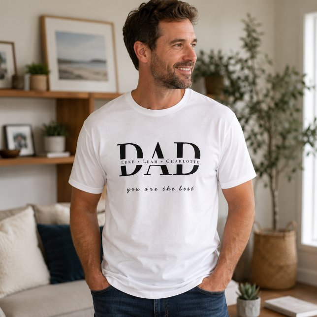 Camiseta moderna personalizada de PAPÁ (Subido por el creador)