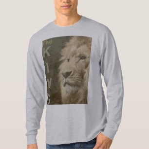 Camiseta Moderna plantilla animal de cabeza de león para ho
