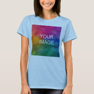 Camiseta Moderna plantilla de diseño con estilo azul claro