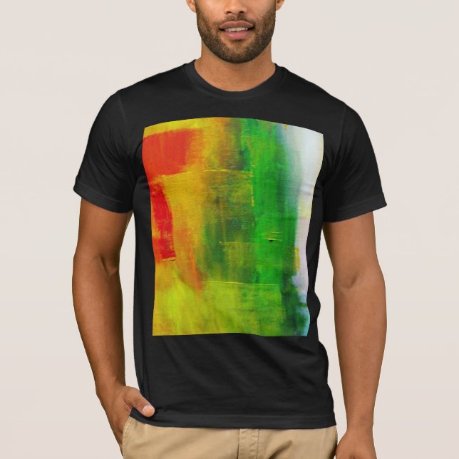 Camiseta Moderna plantilla de diseño de pintura de arte abs (Anverso)