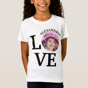Camiseta Moderna plantilla de fotos de amor para Personaliz
