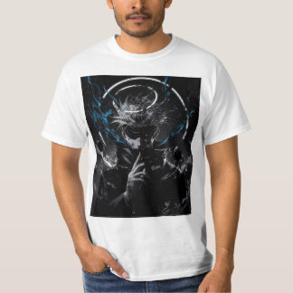Camiseta Moderna y creativa, con una mezcla artística y