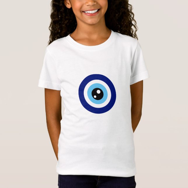 Camiseta Moderna y elegante protección de ojos malvados tur (Anverso)
