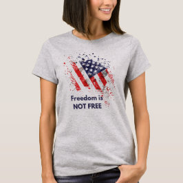 Camiseta Moderna y elegante tipografía Libertad política