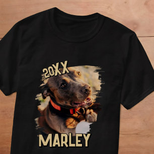 Camiseta Moderna y lúdica foto de Mascota de Personalizado