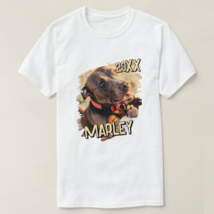 Camiseta Moderna y lúdica foto de Mascota de Personalizado 