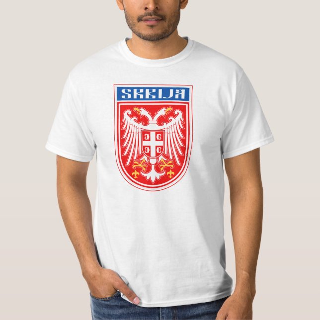 Camiseta Moderni de Grb Srbije (Anverso)