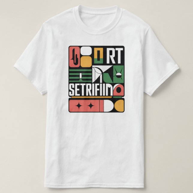 Camiseta moderno  (Diseño del anverso)