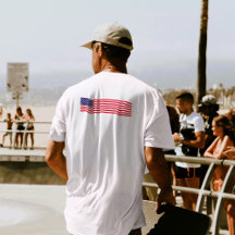 Moderno 4 de julio nombre de estado de bandera de 