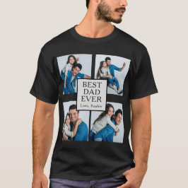 Camiseta Moderno 4 Personalizado fotográfico Mejor Papá Nun