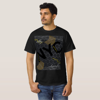 Camiseta Moderno ambiente urbano NYC Manténgase humilde tip